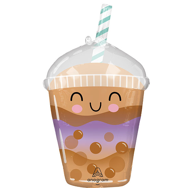 (image for) Boba Tea Sippy Friends Supershape Balloon
