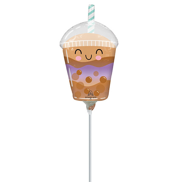 (image for) 14" Sippy Friends Boba Tea Air Fill Foil Balloons