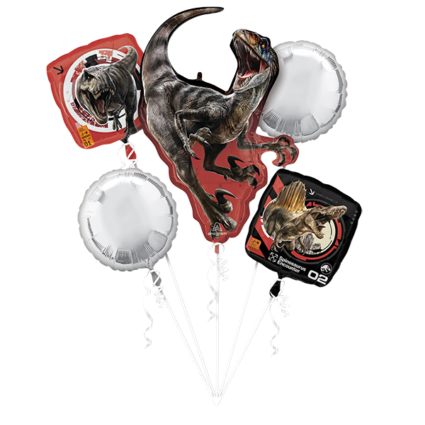 (image for) Jurassic World Rebirth Foil Balloons Bouquet