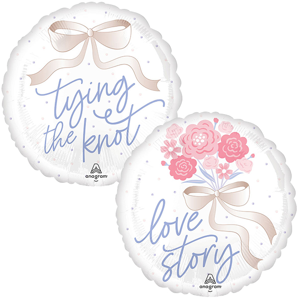 (image for) 18" Tying The Knot Foil Balloons
