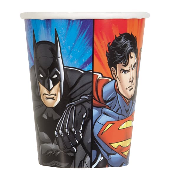 9oz Justice League Paper Cups 8pk