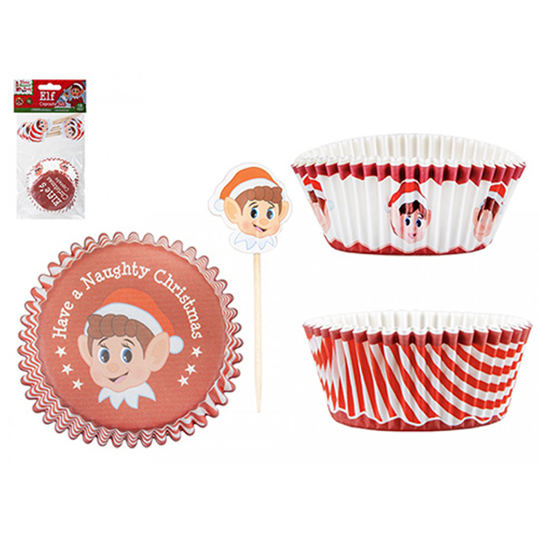 (image for) Elves Behavin Badly Cup Cake Set 24pc
