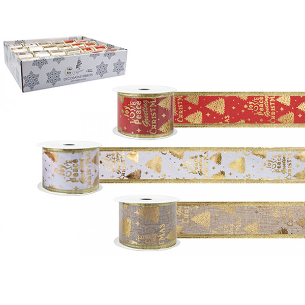 (image for) Christmas Tree Assorted Ribbon x1