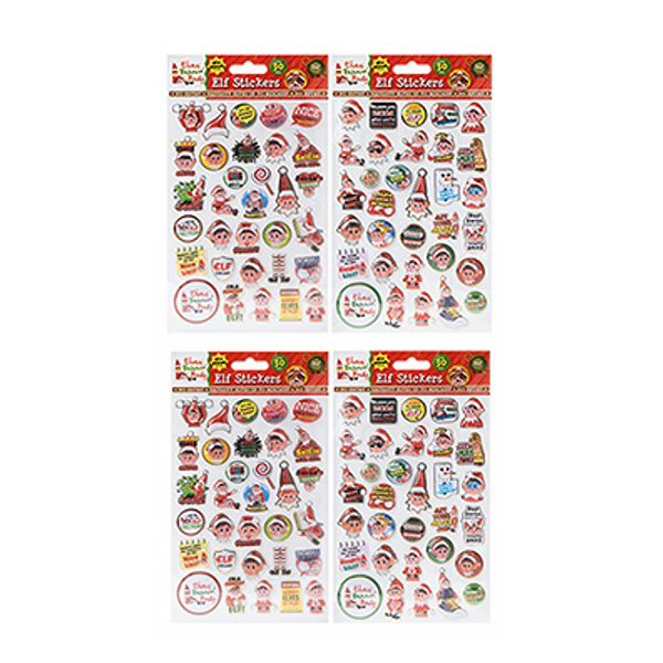 Elves Behavin Badly Elf Vinyl Stickers 30pc