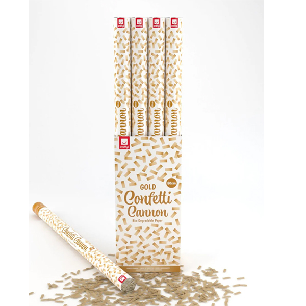 (image for) 80cm Gold Paper Confetti Cannons
