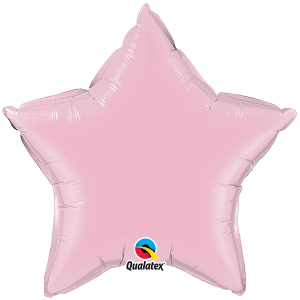 20" Pearl Pink Star Microfoil Balloon