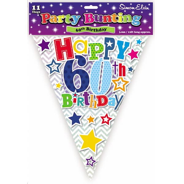 (image for) Happy 60th Birthday Bunting