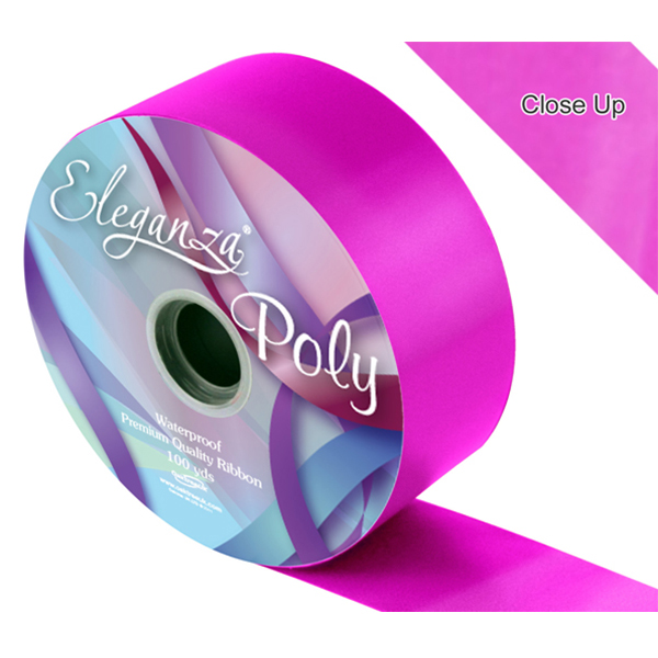 Eleganza Fuchsia Poly Ribbons