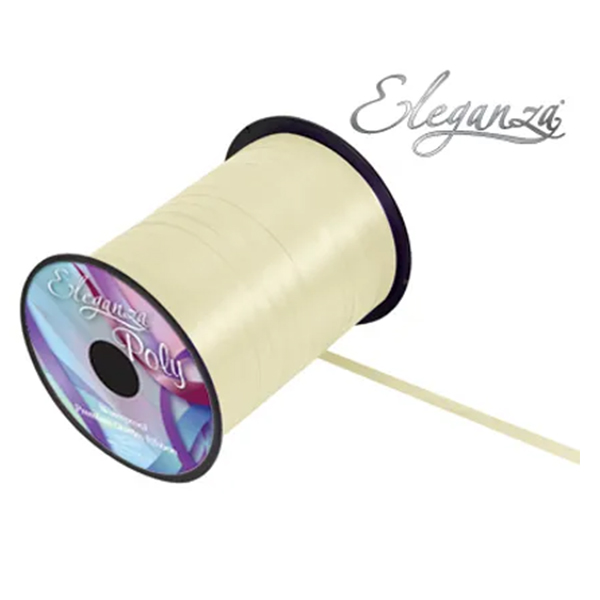 (image for) Eleganza Cream Curling Ribbons 500m