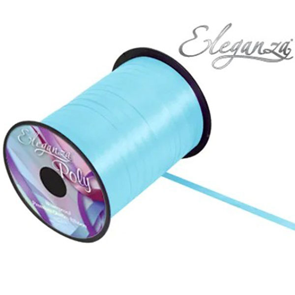Eleganza Light Blue Curling Ribbons 500m
