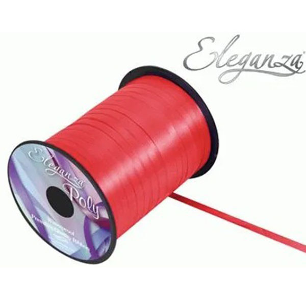 Eleganza Red Curling Ribbons 500m