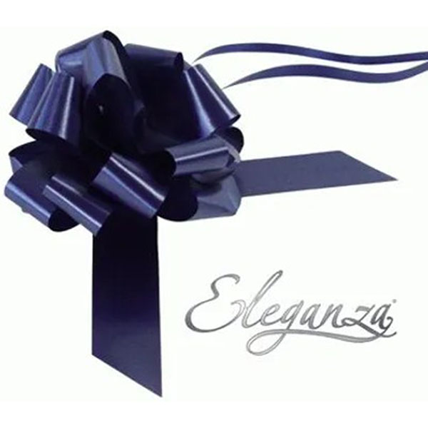 (image for) Eleganza Navy Blue Pull Bows 30pk