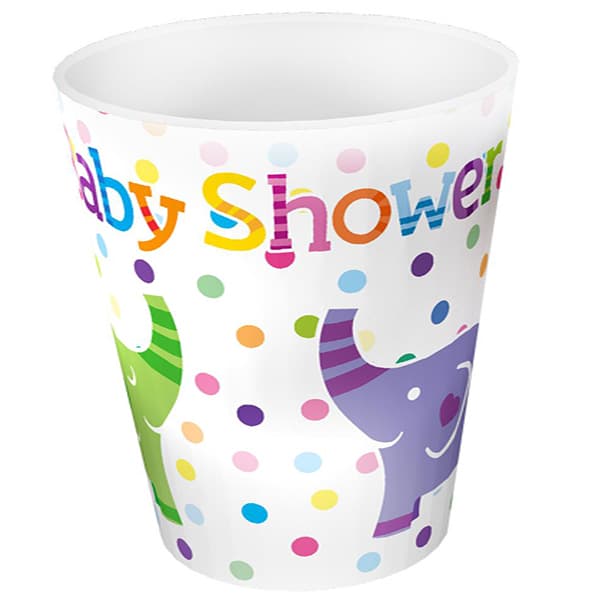 Baby Shower Elephants Paper Cups 8pk