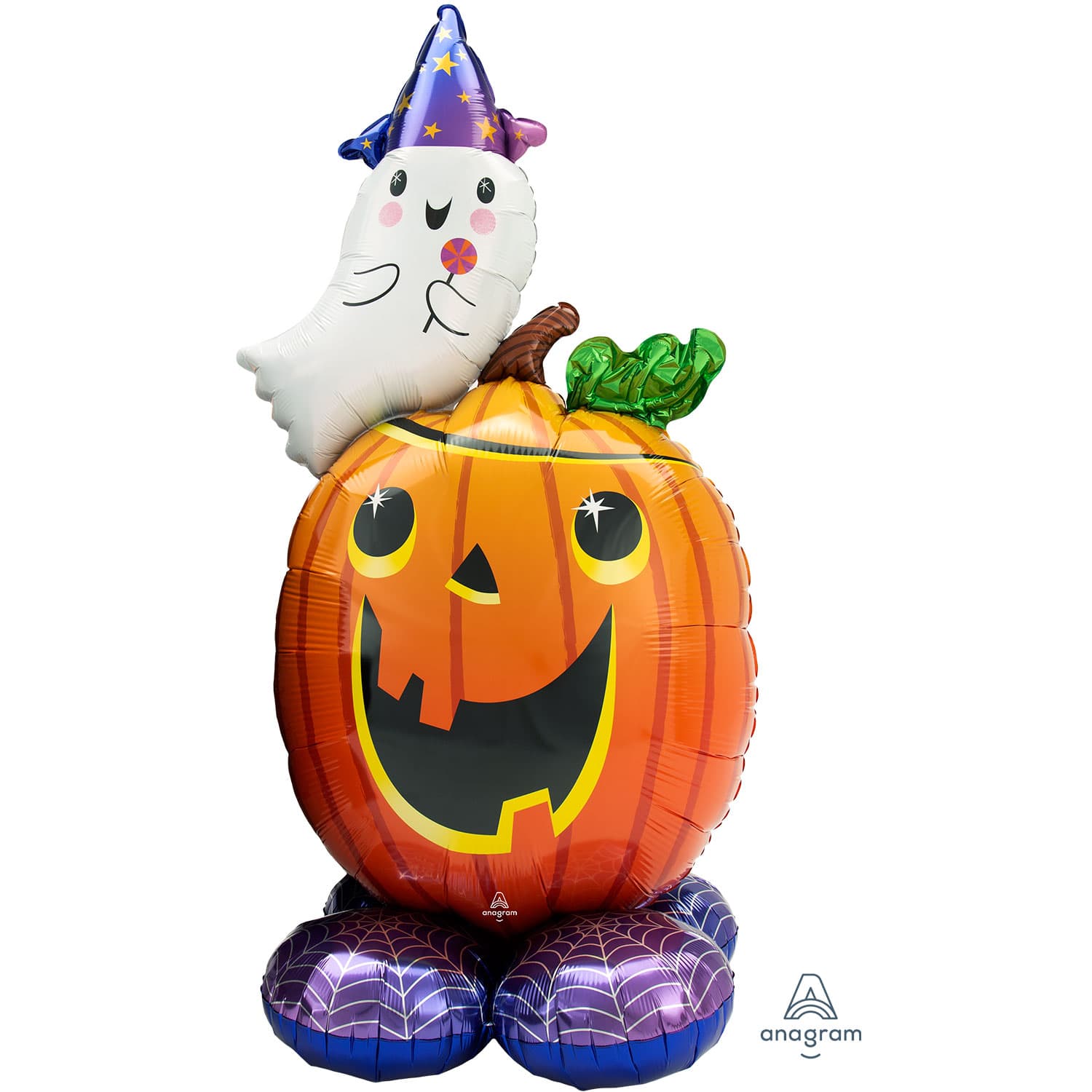 Pumpkin & Ghost Airloonz Foil Balloons