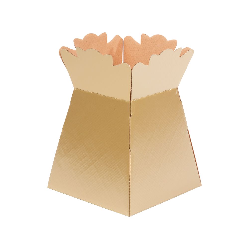 (image for) Glossy Gold Porto Vase 25 pack