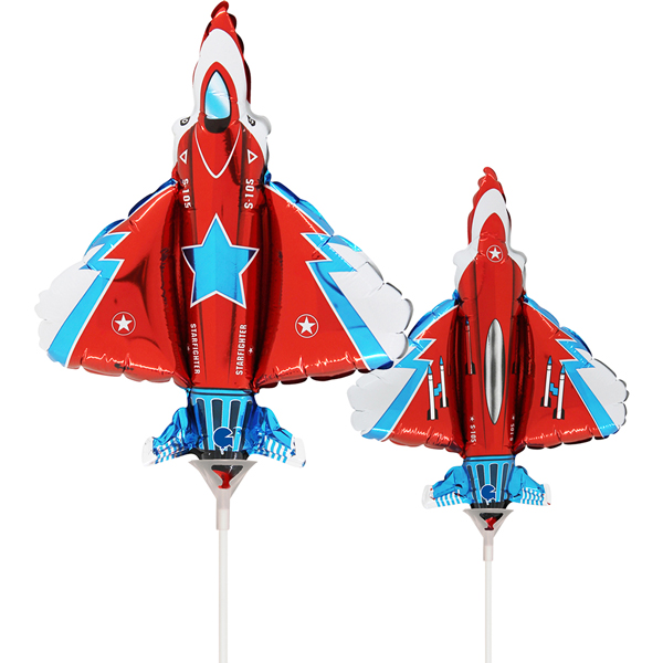 14" Starfighter Air Fill Foil Balloons