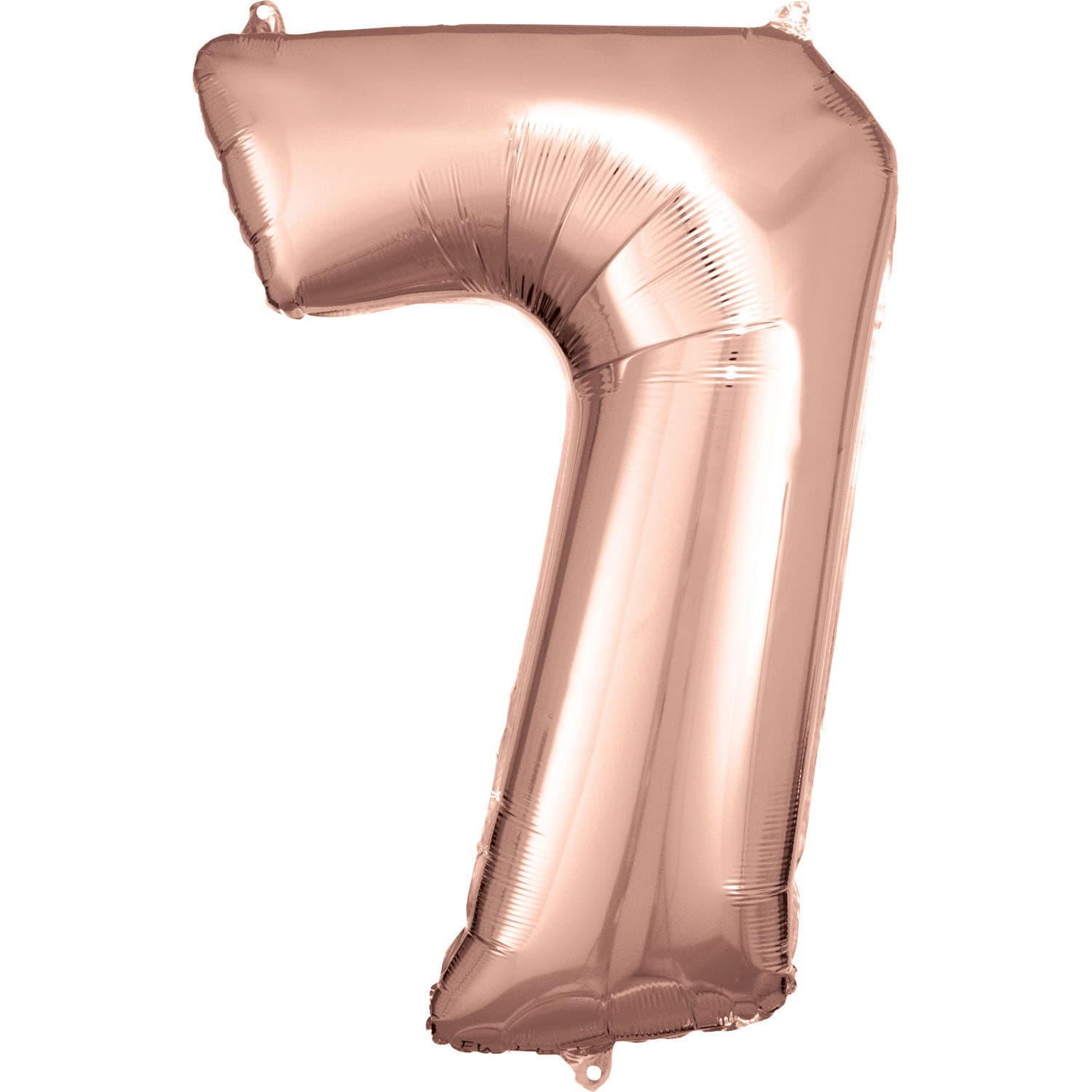 Riethmuller 34" Rose Gold 7 Foil Number Balloons