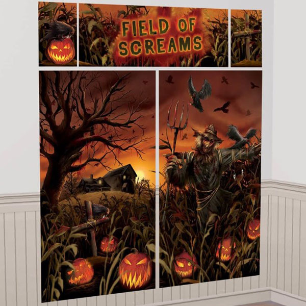 Field Of Screams Wall Decorating Kits 5pk