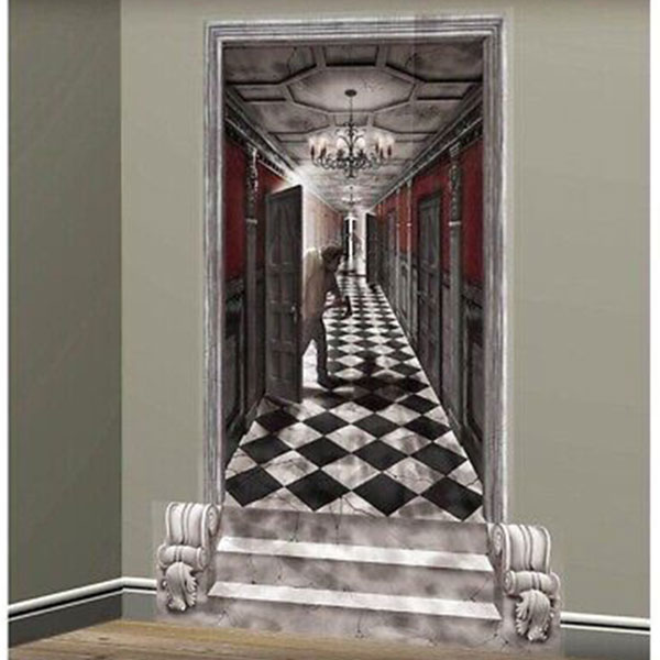 (image for) Gothic Hall Way Add On Scene Setter Kit 2pcs