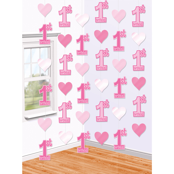 First Birthday Girl String Decoration