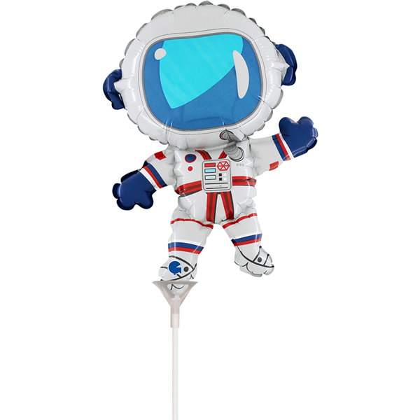 (image for) 14" Astronaut Air Fill Foil Balloons