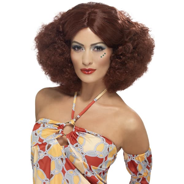 70's Auburn Afro Wig
