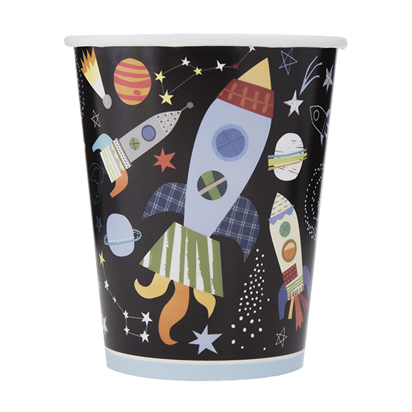 (image for) 9oz Outer Space Paper Cups 8pk