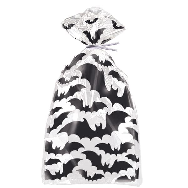 (image for) Black Bats Halloween Cello Bags 20pk