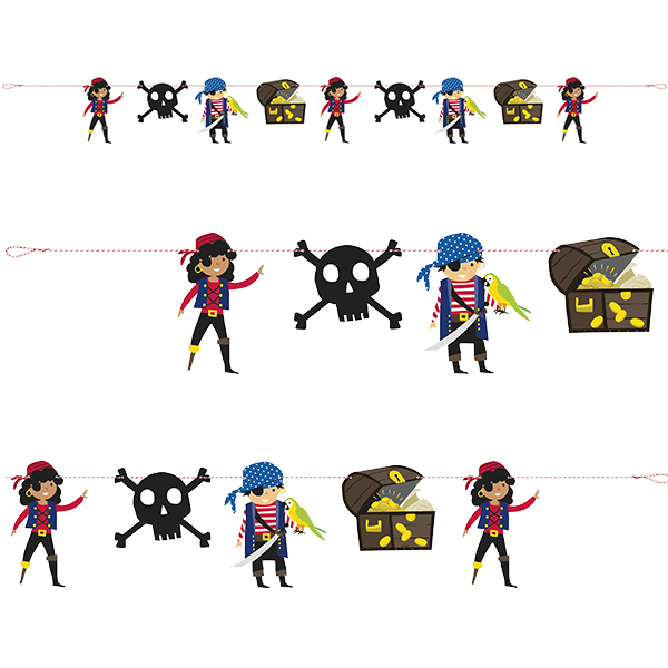 (image for) Ahoy Pirate Party Garland