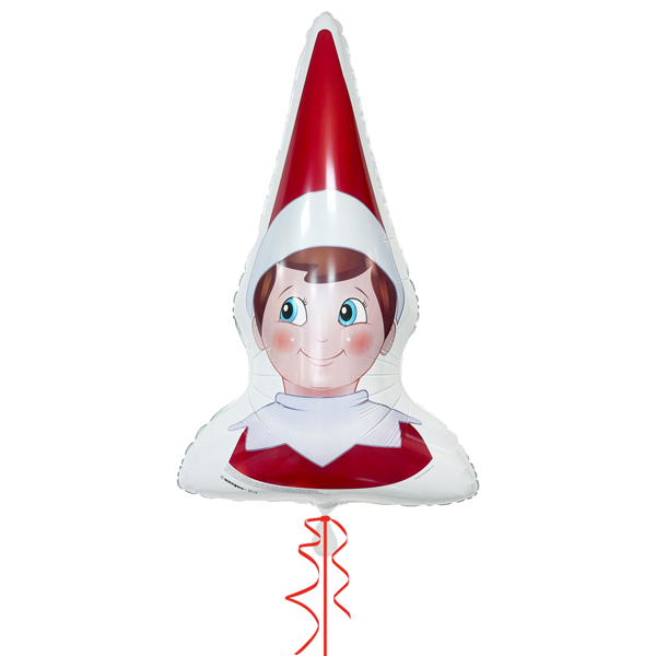 29" Elf On The Shelf Head Shape Foil Balloons