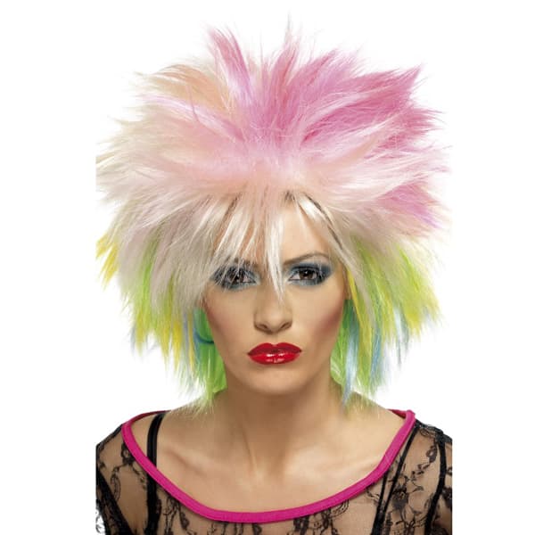 Multicoloured 80s Cute Wigs