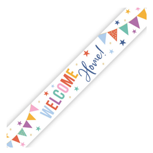 9ft Welcome Home Foil Banner