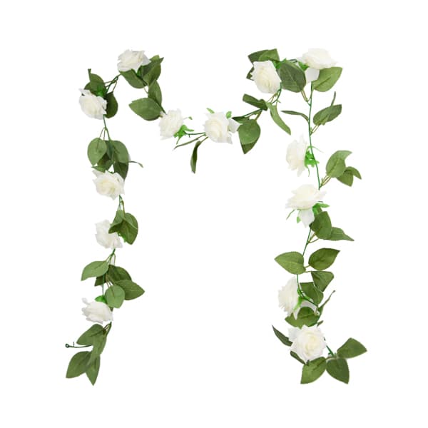 Ivory Rose Artificial Garland