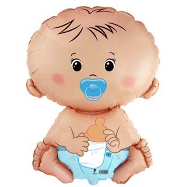 (image for) 26" Baby Blue Shape Balloons