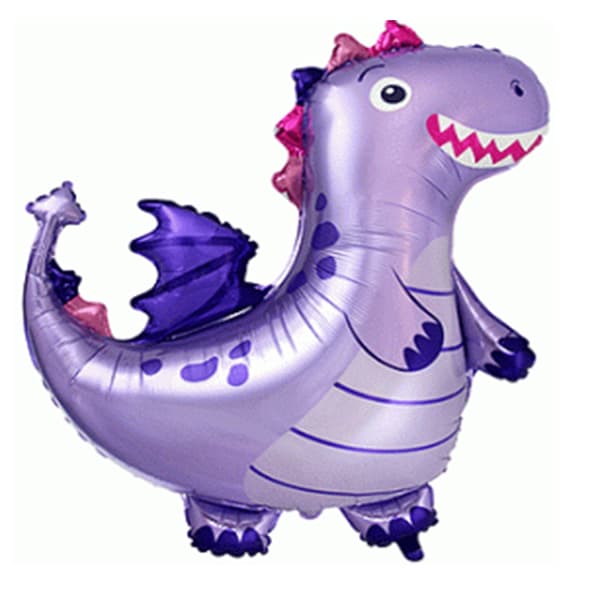(image for) XL Lilac Dragon Supershape Balloons