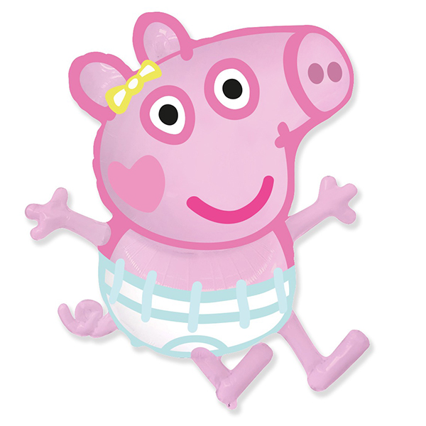 (image for) Baby Evie Peppa Pig Supershape Balloons
