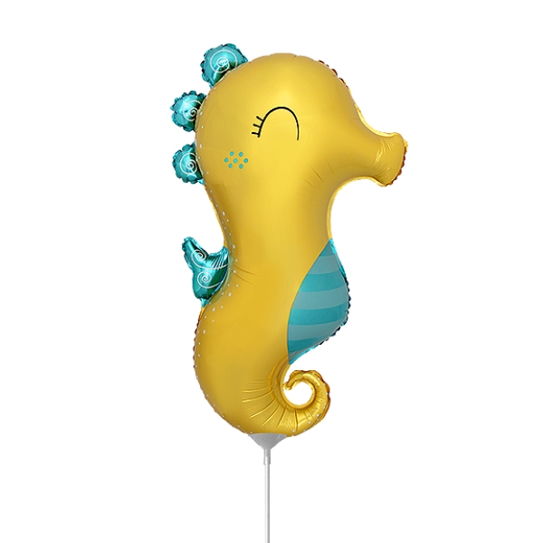 (image for) 13" Sea Horse Air Fill Mini Shape Balloons