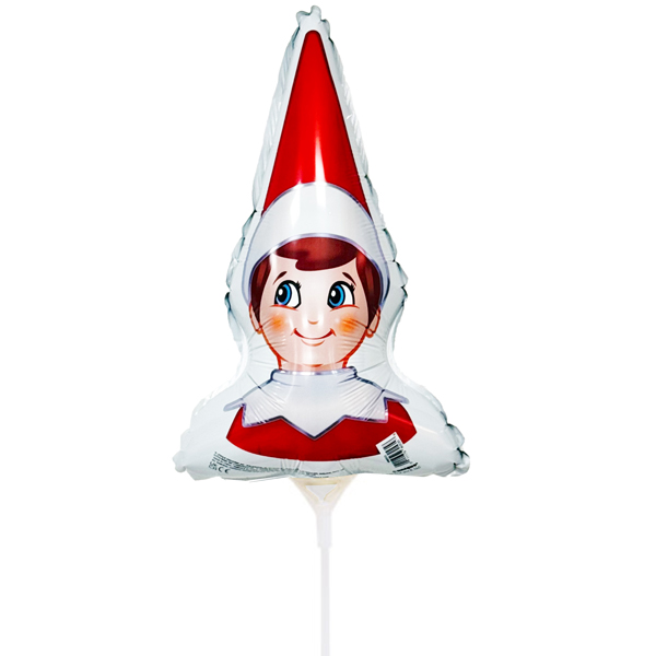 9" Elf On The Shelf Air Fill Mini Shape Foil Balloons