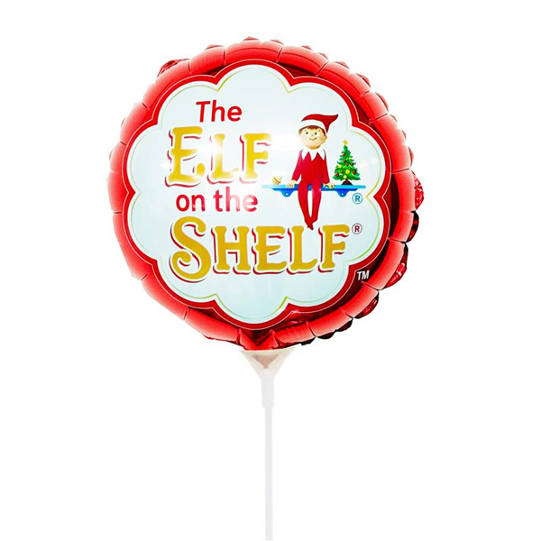 9" The Elf On The Shelf Round Air Fill Mini Shape Foil Balloons
