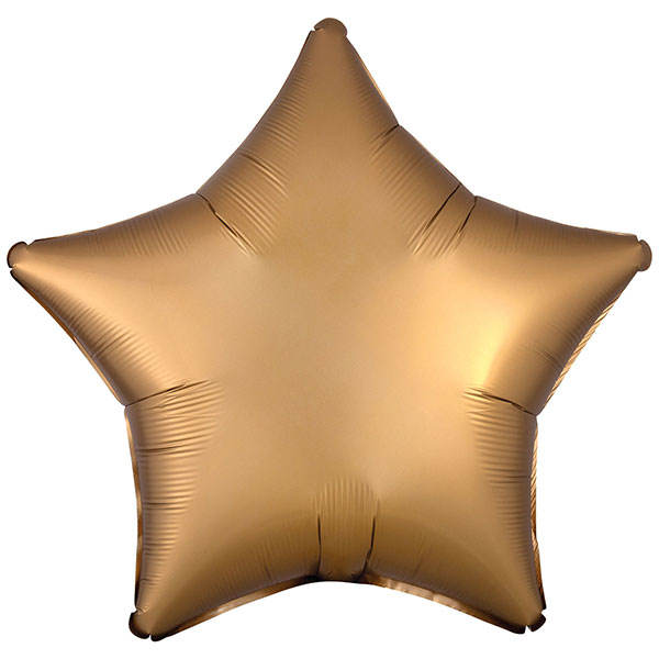 (image for) 18" Silk Lustre Gold Star Foil Balloons