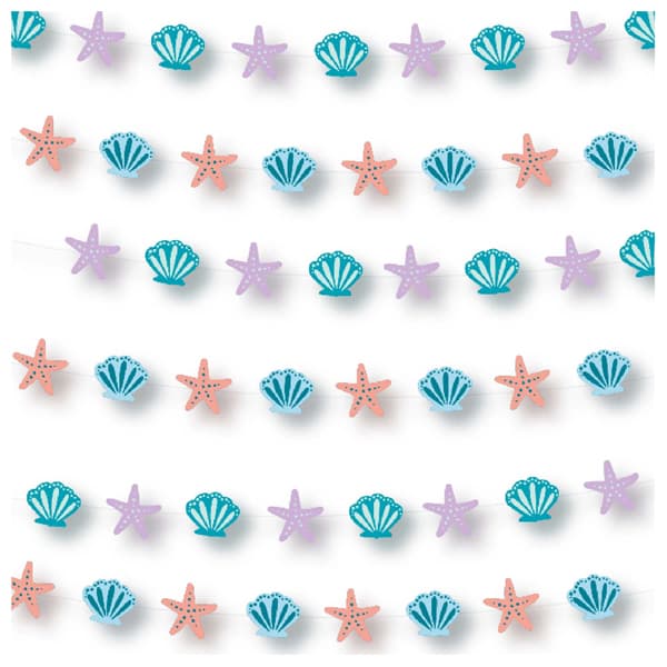 Mermaid Tales String Decorations 6pk