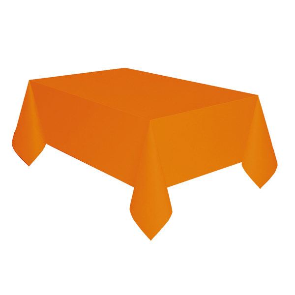 (image for) Pumpkin Orange Paper Tablecover 1pk