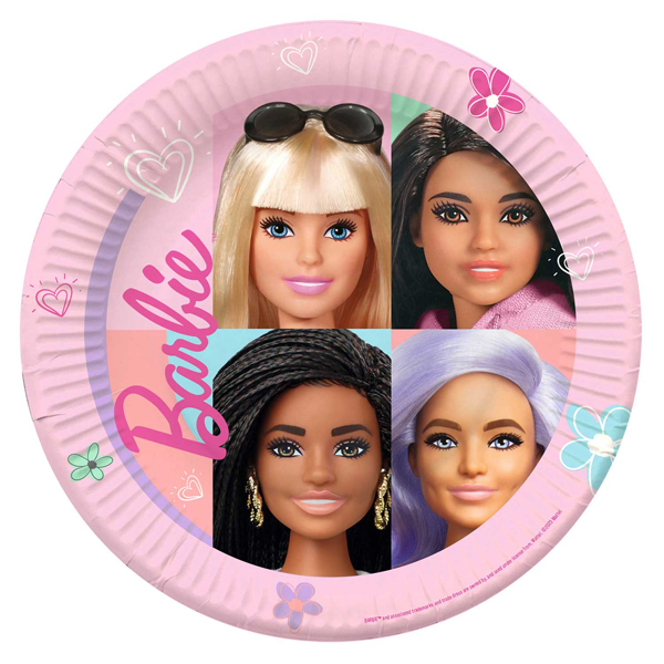Barbie Sweet Life Paper Plates 8pk