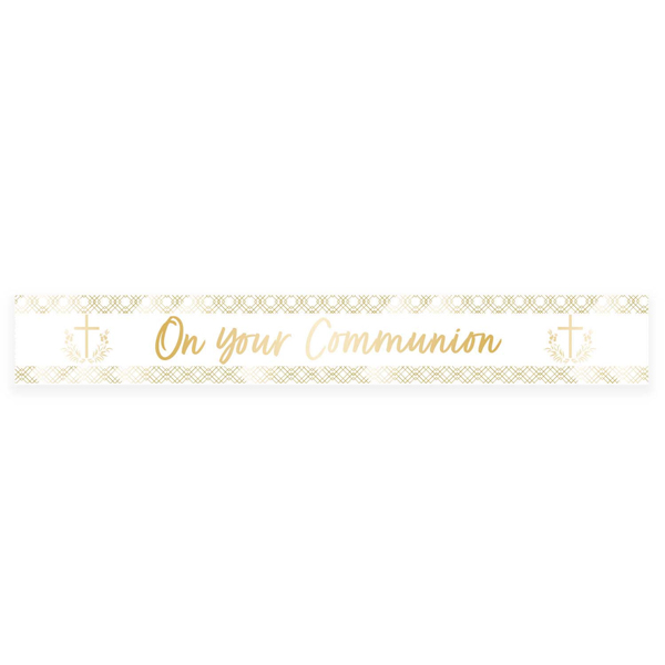 (image for) Botanical Celebration Communion Foil Banner