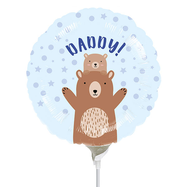 9" Daddy Air Fill Foil Balloon