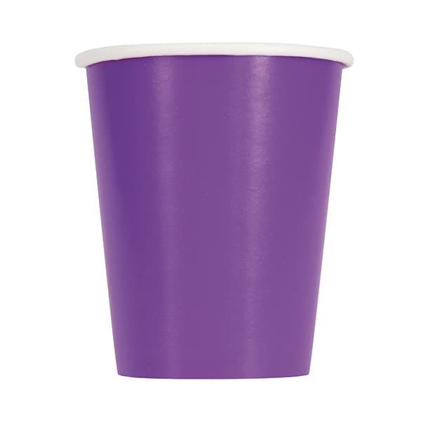 (image for) 9oz Neon Purple Paper Cups 14pk