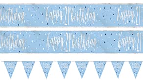 (image for) Blue & Silver Glitz Banners