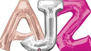 (image for) Anagram Large Letter Balloons