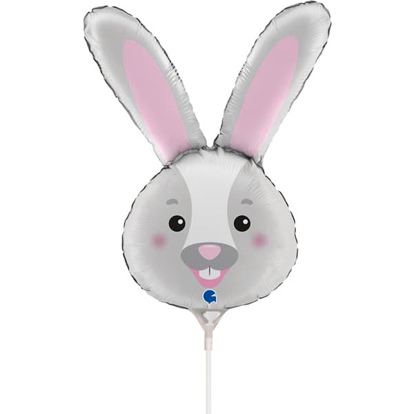 14" Bunny Head Air Fill Balloons