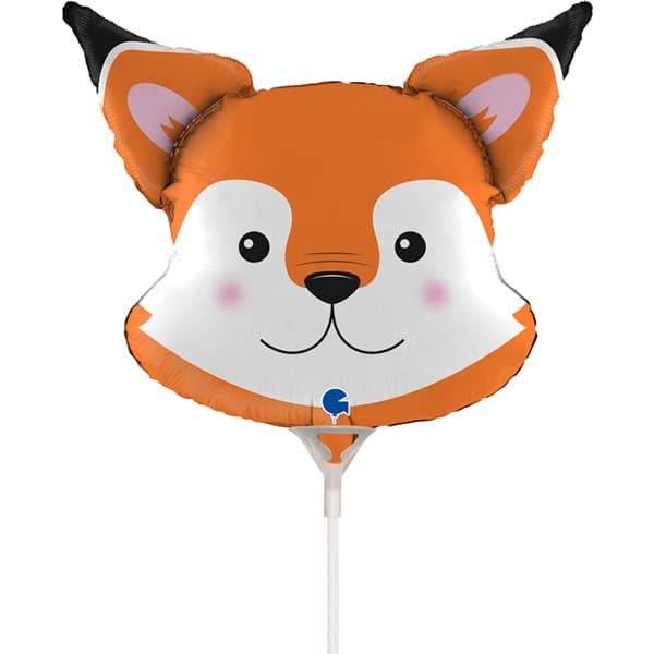 (image for) 14" Fox Head Air Fill Balloons